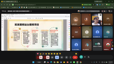 1150910［選修進階］- 就業市場概況與就業服務資源運用 - 吳亭芳 10